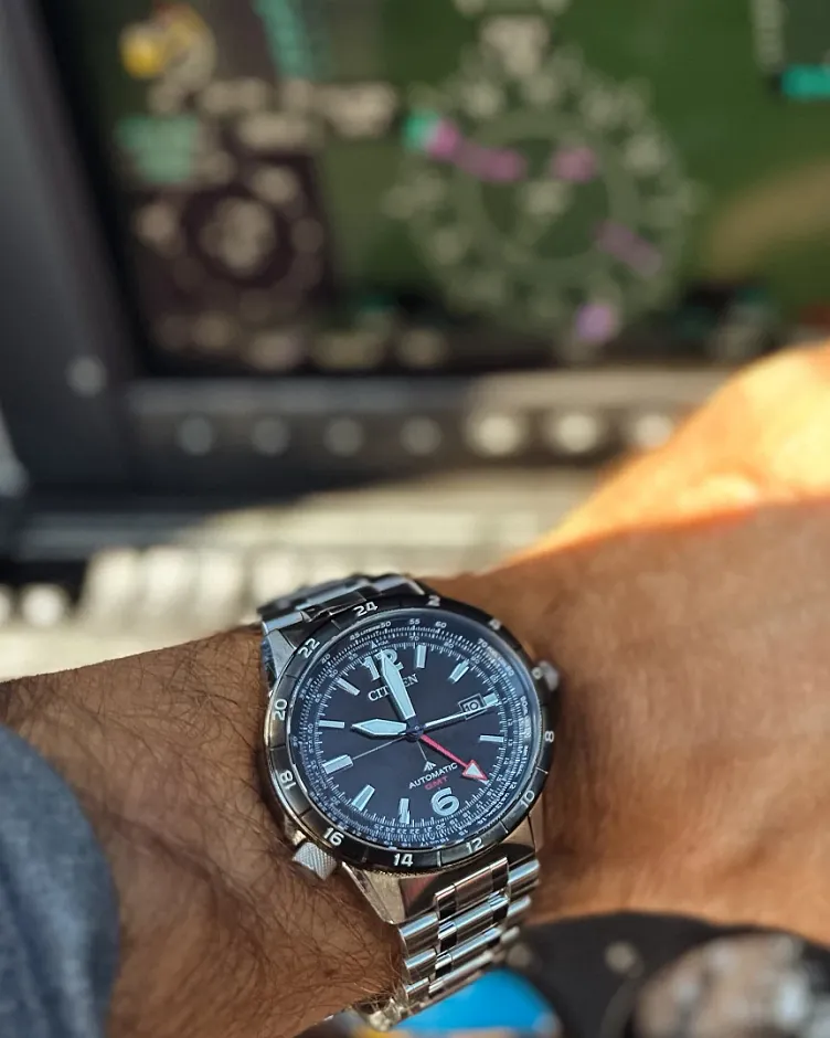 Promaster Air GMT Black Dial Stainless Steel Bracelet NB6046-59E Promaster Air GMT Black Dial Stainless Steel Bracelet NB6046-59E